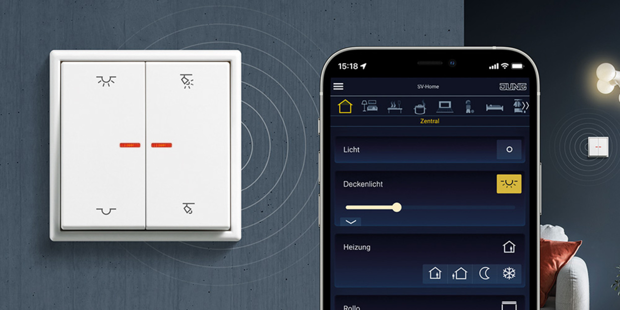 KNX RF Taster bei GFM Elektrotechnik in Groß-Zimmern